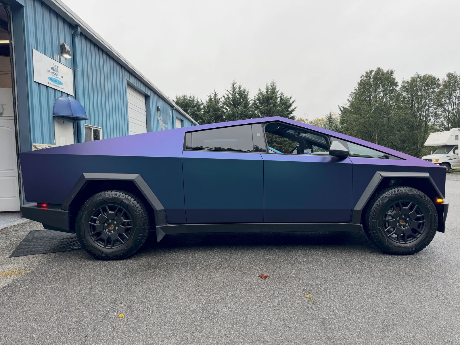 Tesla vinyl wrap Calabasas