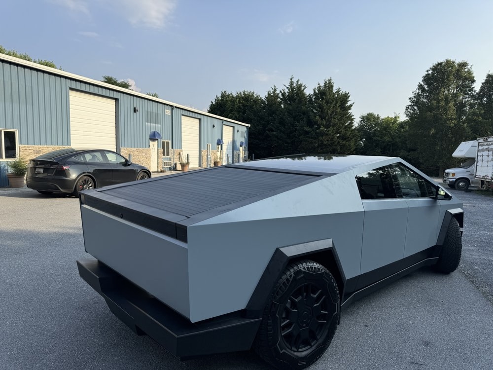 Tesla vinyl wrap Calabasas